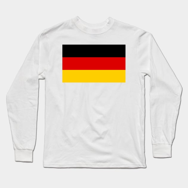 Flag of Germany Long Sleeve T-Shirt by COUNTRY FLAGS